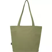 Panama torba na zakupy o pojemności 20 l wykonana z materiałów z recyklingu z certyfikatem GRS, zielony