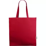 Odessa torba na zakupy z materiału z recyklingu o gramaturze 220 g/m², czerwony
