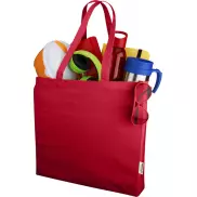 Odessa torba na zakupy z materiału z recyklingu o gramaturze 220 g/m², czerwony