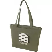 Weekender torba na zakupy z materiału z recyklingu o gramaturze 500 g/m², zielony