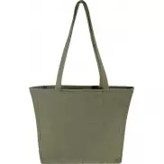 Weekender torba na zakupy z materiału z recyklingu o gramaturze 500 g/m², zielony