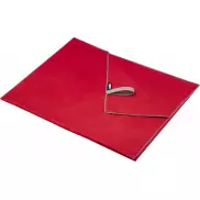 Pieter niezwykle lekki i szybko schnący ręcznik o wymiarach 100x180 cm z certyfikatem GRS, czerwony