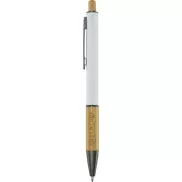 Darius długopis z aluminium z recyklingu, biały