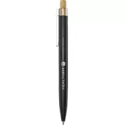 Nooshin długopis z aluminium z recyklingu, czarny
