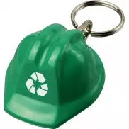 Kolt brelok do kluczy z materiałów z recyklingu w kształcie kasku, zielony