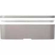 MIYO Renew jednoczęściowy lunchbox, szary, biały