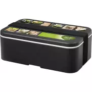 MIYO Renew jednoczęściowy lunchbox, szary, czarny
