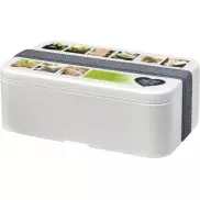 MIYO Renew jednoczęściowy lunchbox, biały, szary