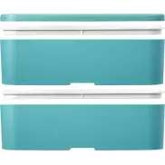 MIYO Renew dwuczęściowy lunchbox, niebieski, niebieski, biały