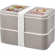 MIYO Renew dwuczęściowy lunchbox, szary, szary, biały