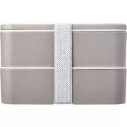 MIYO Renew dwuczęściowy lunchbox, szary, szary, biały