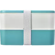 MIYO Renew dwuczęściowy lunchbox, niebieski, biały, biały