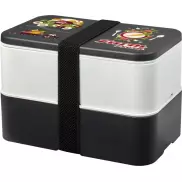 MIYO Renew dwuczęściowy lunchbox, szary, biały, czarny