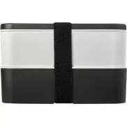 MIYO Renew dwuczęściowy lunchbox, szary, biały, czarny