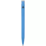 Unix długopis z tworzyw sztucznych pochodzących z recyklingu, niebieski