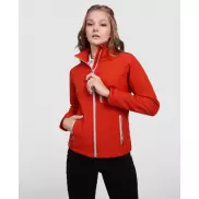 Antartida damska kurtka typu softshell, 2xl, czerwony