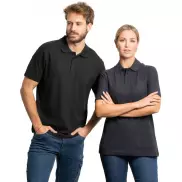 Austral koszulka polo unisex z krótkim rękawem, l, czarny