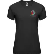 Bahrain sportowa koszulka damska z krótkim rękawem, xl, czarny