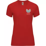 Bahrain sportowa koszulka damska z krótkim rękawem, 2xl, czerwony