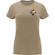 Capri koszulka damska z krótkim rękawem, 2xl, pomarańczowy