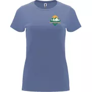 Capri koszulka damska z krótkim rękawem, l, niebieski