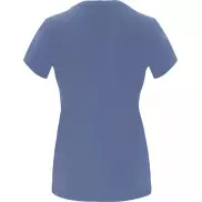 Capri koszulka damska z krótkim rękawem, 2xl, niebieski