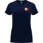 Capri koszulka damska z krótkim rękawem, xl, niebieski