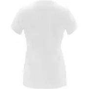 Capri koszulka damska z krótkim rękawem, 3xl, biały