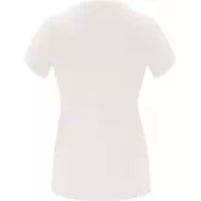 Capri koszulka damska z krótkim rękawem, s, biały