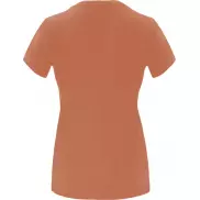 Capri koszulka damska z krótkim rękawem, 2xl, pomarańczowy