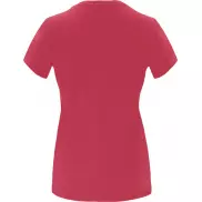 Capri koszulka damska z krótkim rękawem, s, czerwony