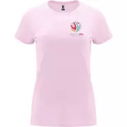 Capri koszulka damska z krótkim rękawem, m, różowy