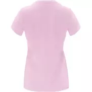 Capri koszulka damska z krótkim rękawem, xl, różowy