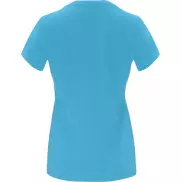 Capri koszulka damska z krótkim rękawem, s, niebieski
