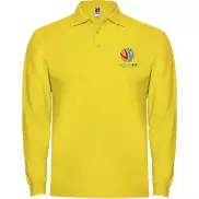 Estrella koszulka męska polo z długim rękawem, xl, żółty
