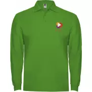 Estrella koszulka męska polo z długim rękawem, 2xl, zielony