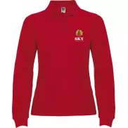 Estrella koszulka damska polo z długim rękawem, 2xl, czerwony