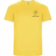 Imola sportowa koszulka męska z krótkim rękawem, l, żółty