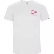 Imola sportowa koszulka męska z krótkim rękawem, 2xl, biały