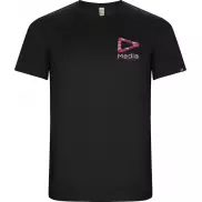 Imola sportowa koszulka męska z krótkim rękawem, xl, czarny
