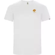 Imola sportowa koszulka dziecięca z krótkim rękawem, 8, biały