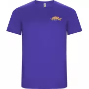 Imola sportowa koszulka dziecięca z krótkim rękawem, 8, fioletowy