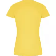 Imola sportowa koszulka damska z krótkim rękawem, xl, żółty