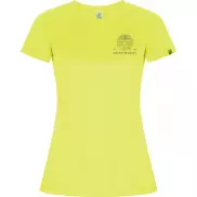 Imola sportowa koszulka damska z krótkim rękawem, m, żółty