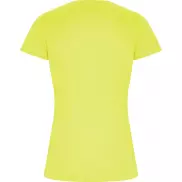 Imola sportowa koszulka damska z krótkim rękawem, 2xl, żółty