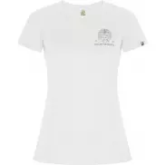 Imola sportowa koszulka damska z krótkim rękawem, 2xl, biały