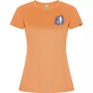 Imola sportowa koszulka damska z krótkim rękawem, xl, pomarańczowy