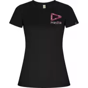 Imola sportowa koszulka damska z krótkim rękawem, xl, czarny