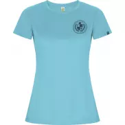 Imola sportowa koszulka damska z krótkim rękawem, l, niebieski