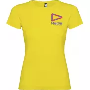 Jamaica koszulka damska z krótkim rękawem, l, żółty